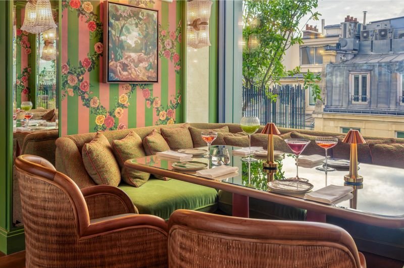 New Paris Hotel La Fantaisie rooftop bar with stunning views